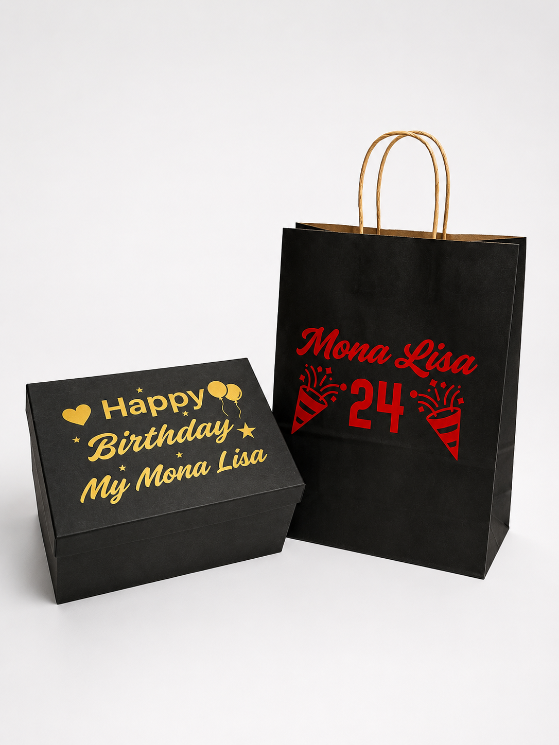 Personalized Gift Box + Gift Bag