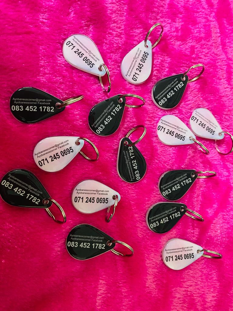 Personalized Key Tags