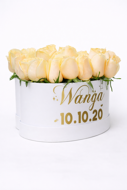 Boxed White Roses: A Pure Heartfelt Gesture