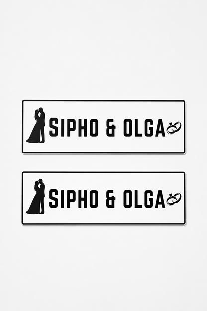 Personalized Number Plate