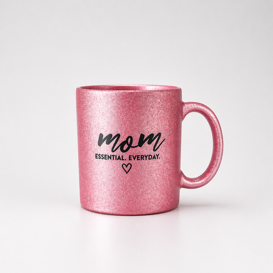 Personalized Glitter Mug