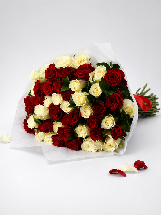 Queen of Hearts Rose Bouquet