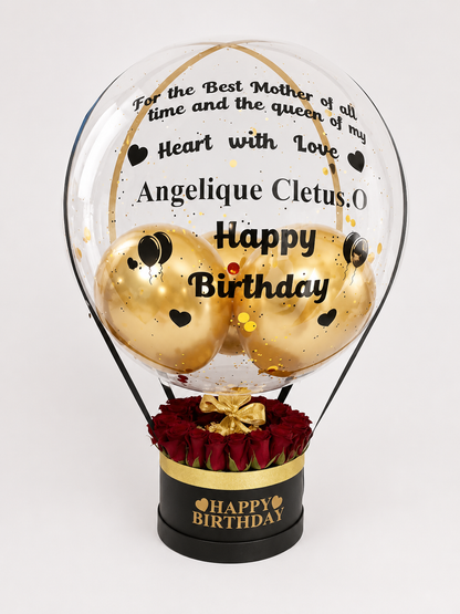 Black Baccara Personalized Hamper