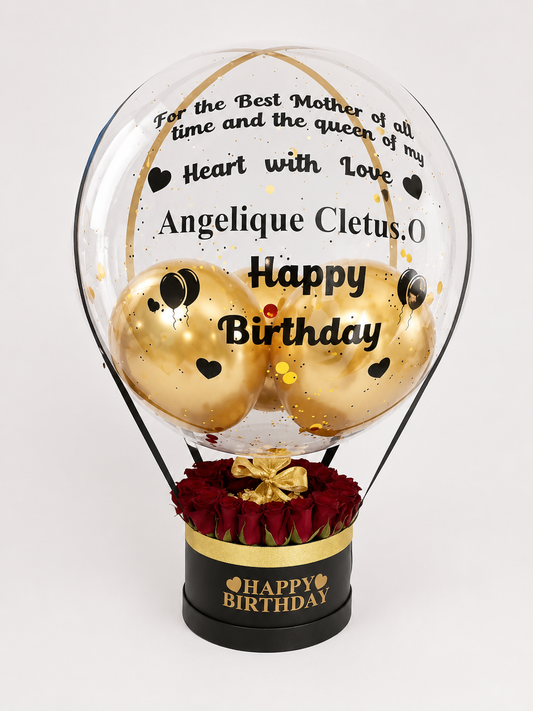 Black Baccara Personalized Hamper