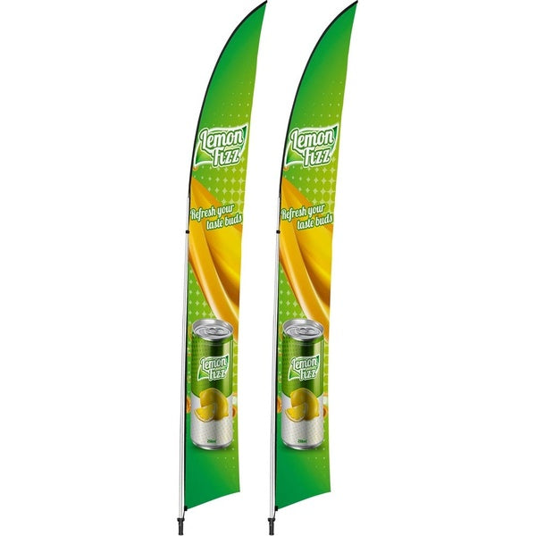  4m Arcfin Flying Banner (Set of 2)