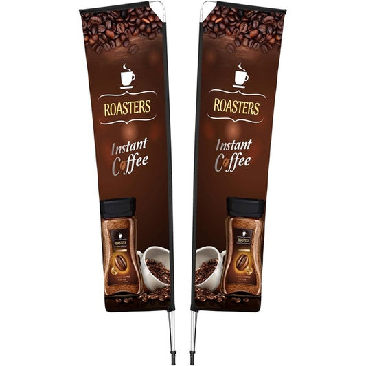 Telescopic Double-Sided Flying Banner