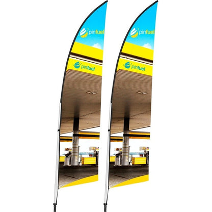 2 Arcfin Flying Banner