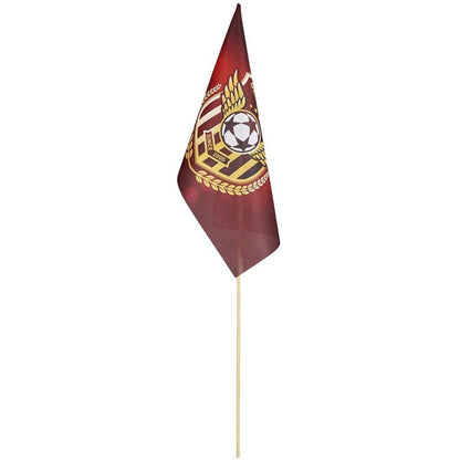 Flag with emblem on a white background