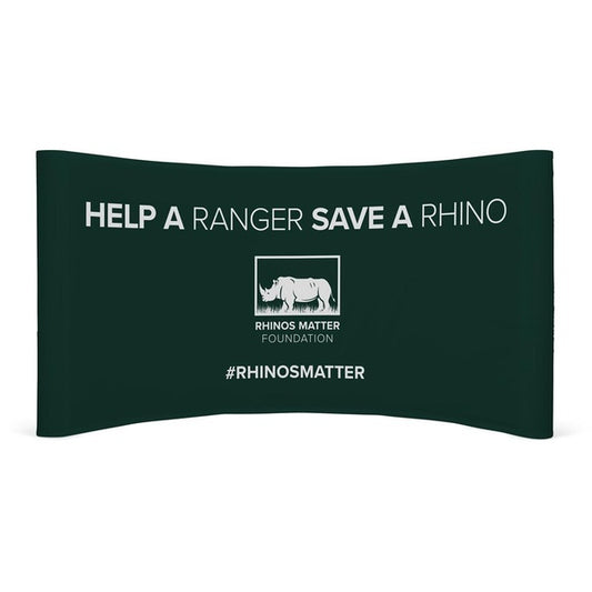 Legend Curved Banner Wall with Wings