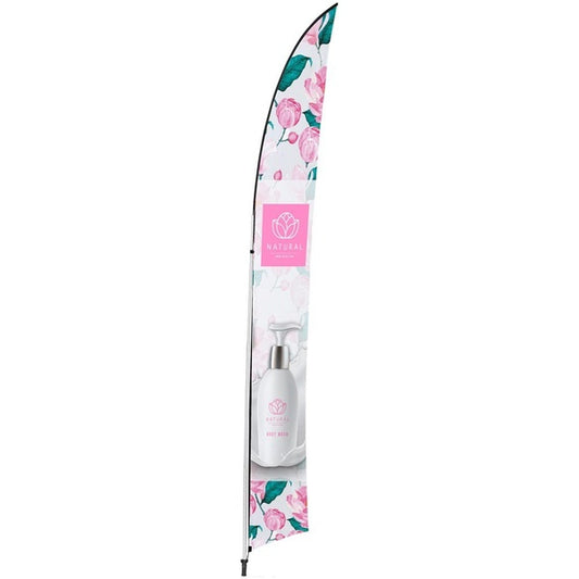 4M Sublimated Arcfin Double-Sided Flying Banner 