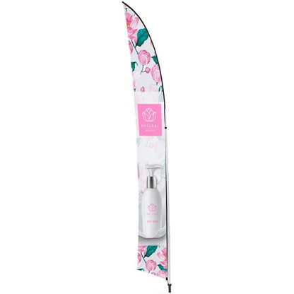 Legend 4M Sublimated Arcfin Double-Sided Flying Banner - 1 complete unit