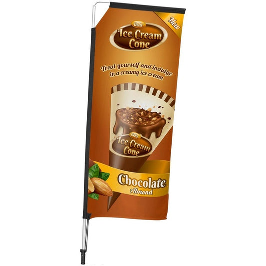 Telescopic Double-Sided Flying Banner