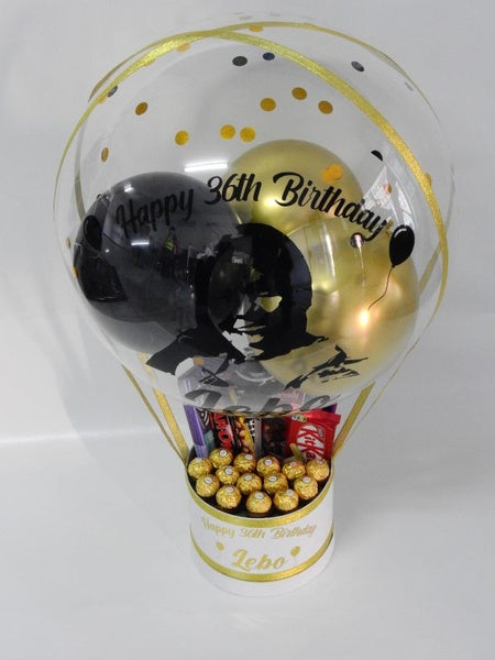 Chocolate Hamper With Face Illustration