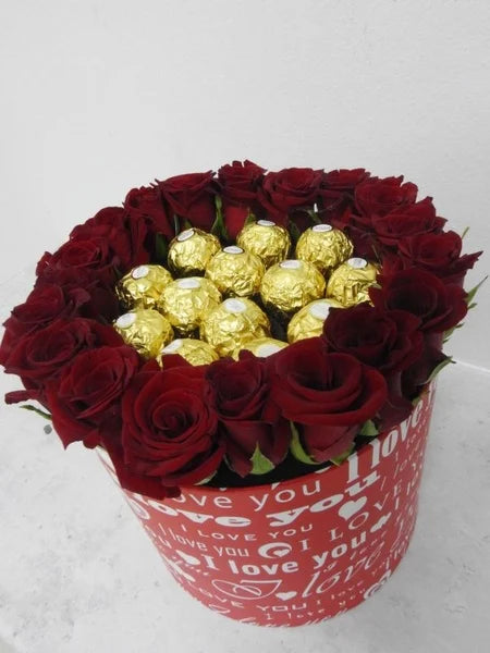 Pretty Little Miss Boxed Roses