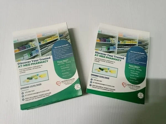 Full Colour Flyers A6 (Gloss / Mat Paper)