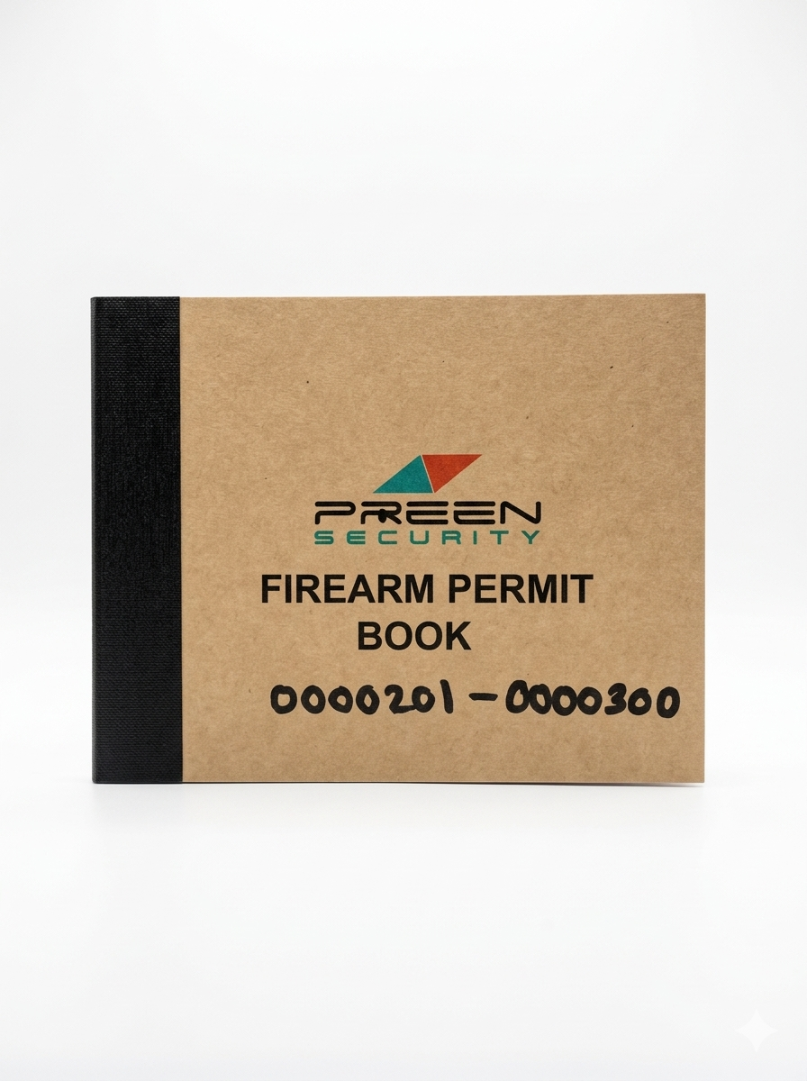 A6 Firearm Permit Book (200 Pages Duplicate)