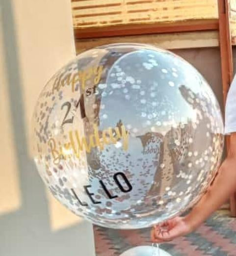 Helium Personalized Balloon