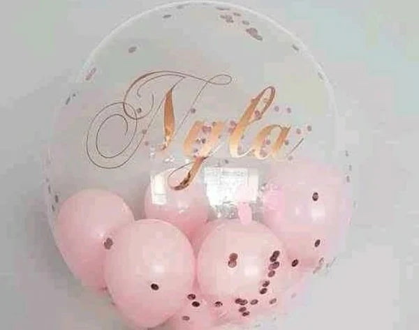 8Pcs Personalized Balloon