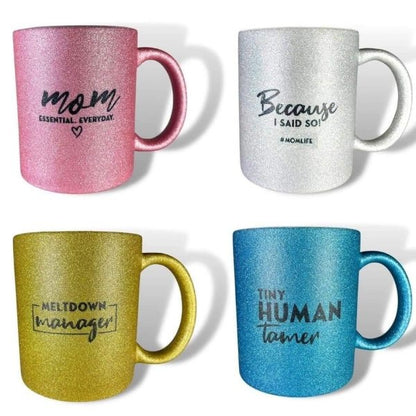 Personalized Glitter Mug