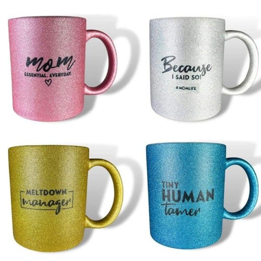 Personalized Glitter mug