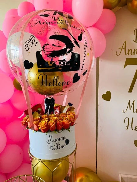 Amber Personalized Balloon Hamper