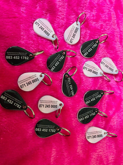 Personalized Key Tags