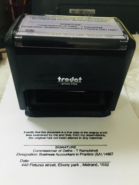 Trodat Printy 4926 Self-Inking Stamp
