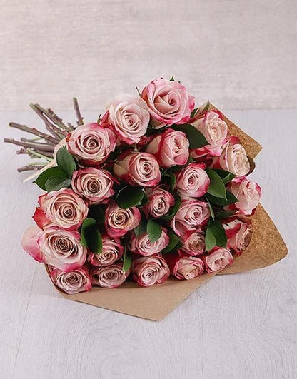 Rose Bouquet in Craft paper