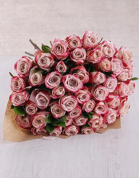 Rose Bouquet in Craft paper