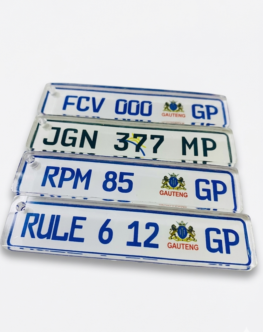 Number Plate Keyholder