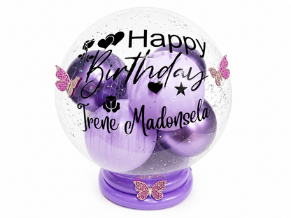 Personalized Snow Globe Balloon