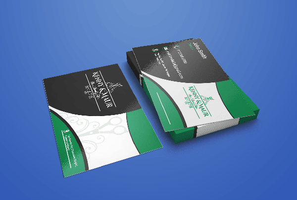 Business Card Printing – None Varnished