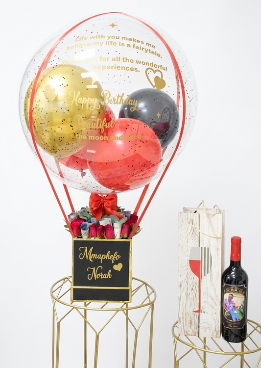 Red Campanella Personalized Hamper