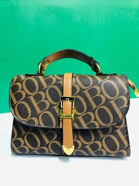 Satchel Bag with Vertical Belt – Sleek Sophistication Meets Practical Design