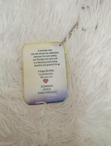 Polymer Keyholder Personalized