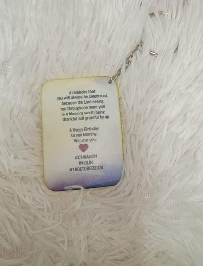 Polymer Keyholder Personalized