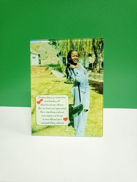 Glass Frame with foot 150 x200mm