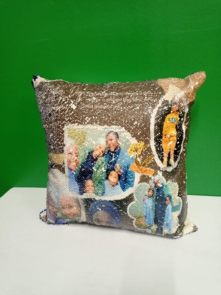 Sequined Cushion