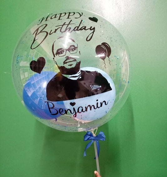 Face Illustration Personalized Balloon