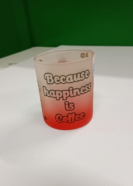 Personalized Frosted Glass mug