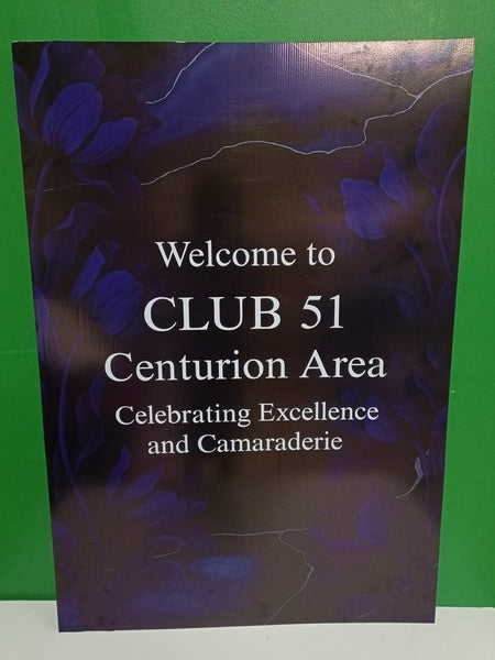 Welcome Boards - A1 Size