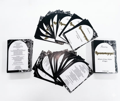 Classic A6 Event Programs
